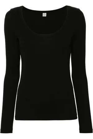 Totême T-shirt con scollo ampio
