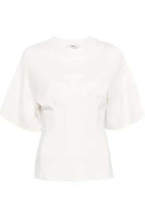 GOEN.J T-shirt con arricciature
