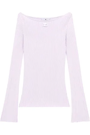 Courrèges Maglione con scollo a barca