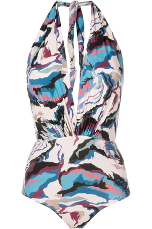 CLUBE BOSSA Costume intero Deneuve con scollo all
