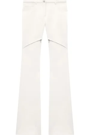 Courrèges Pantaloni Ellipse con zip