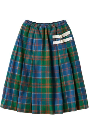 Familiar Gonna con motivo tartan