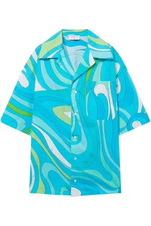 Puccini Camicia con stampa Marmo