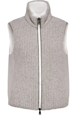 Brunello Cucinelli Gilet imbottito a coste