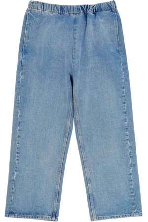 Maison Margiela Jeans crop con vita elasticizzata