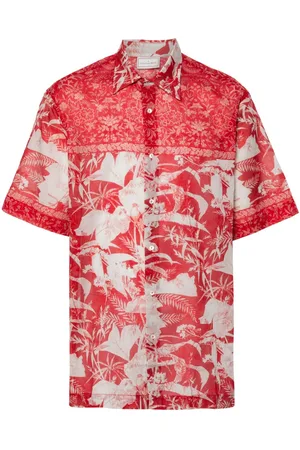 PIERRE-LOUIS MASCIA Camicia a fiori