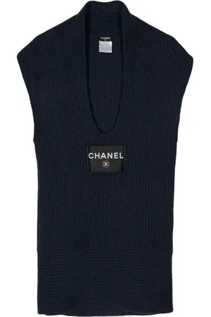 CHANEL Abito a coste con logo 2008