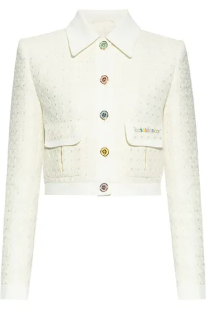 Casablanca Giacca in tweed con ricamo