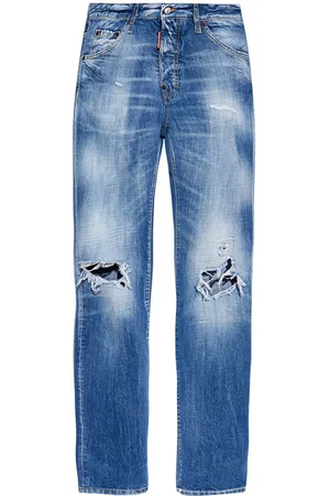 Dsquared2 Jeans dritti Cool Guy con effetto vissuto