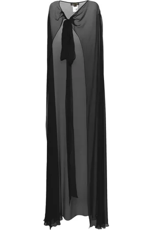 Zuhair Murad Silk-chiffon cape