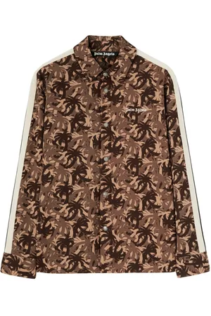 Palm Angels Camicia Palms con stampa camouflage