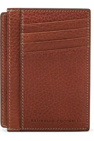 Brunello Cucinelli Portacarte con logo