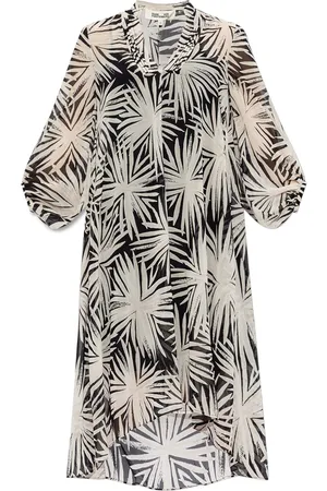 Diane von Furstenberg Abito asimmetrico con stampa
