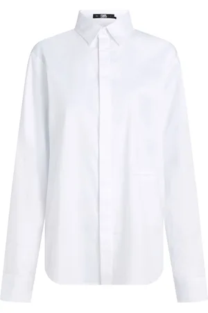 Karl Lagerfeld Camicia con ricamo monogramma