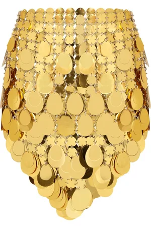 Paco rabanne Minigonna Gold Sparkle Assembly