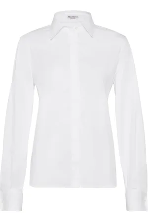 Brunello Cucinelli Camicia con rifinitura Monili