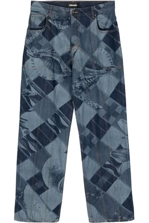 Ahluwalia Jeans dritti a vita bassa