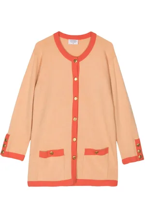 CHANEL Cardigan con bottoni CC anni 