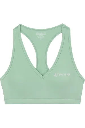 Sporty & Rich Reggiseno sportivo Runner Script con scollo a V