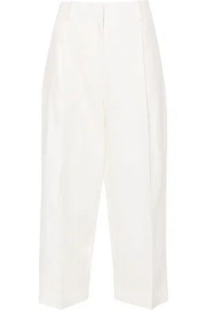 The Row Pantaloni crop Tonnie con pieghe