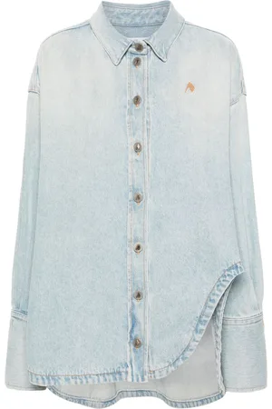 The Attico Cappotto denim