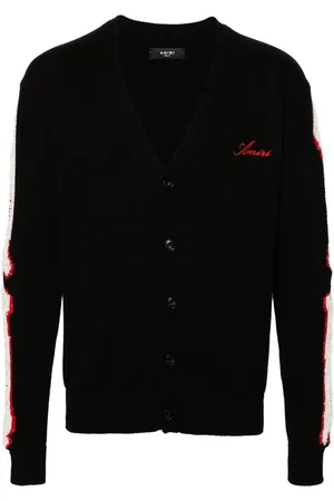 AMIRI Cardigan Bones con intarsi