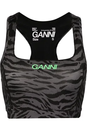 Ganni Top corto con stampa