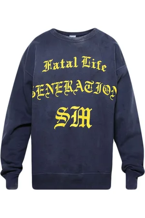 SAINT MXXXXXX Felpa Fatal Life girocollo