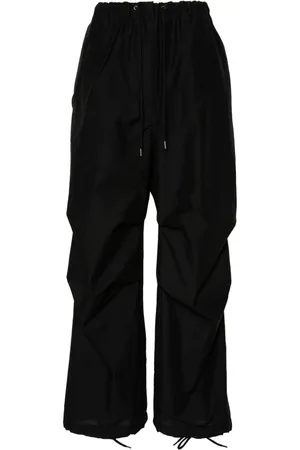 Acne Studios Pantaloni a gamba ampia con coulisse