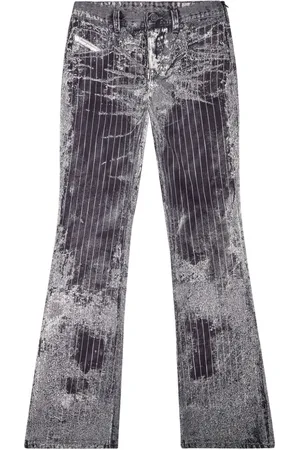 Diesel Jeans dritti Retty gessati
