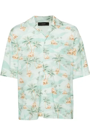 AMIRI Camicia Repeat Palm Camp