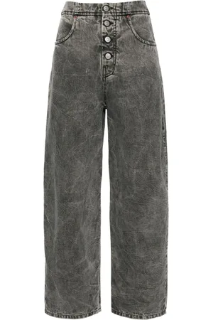 Maison Margiela Jeans boyfriend a vita alta