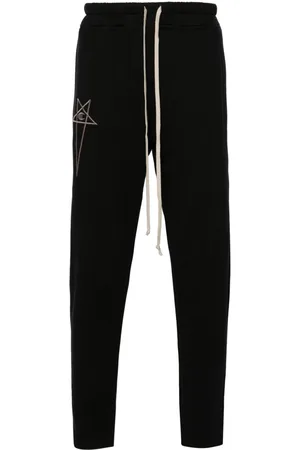 Rick Owens Pantaloni sportivi con ricamo