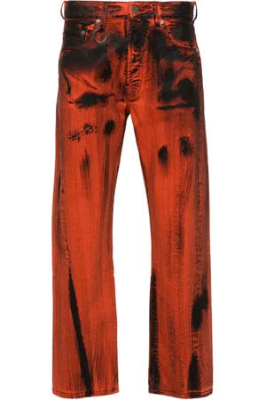 Etudes Jeans District Dyed a gamba ampia