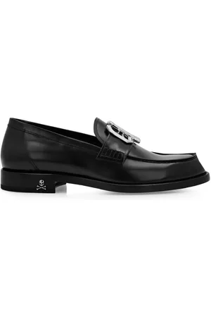 Philipp Plein Mocassini in pelle con placca logo