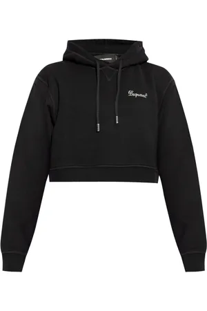 Dsquared2 Felpa crop con strass