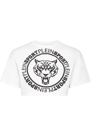 Philipp Plein T-shirt crop con stampa