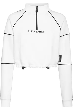 Philipp Plein Felpa crop con stampa