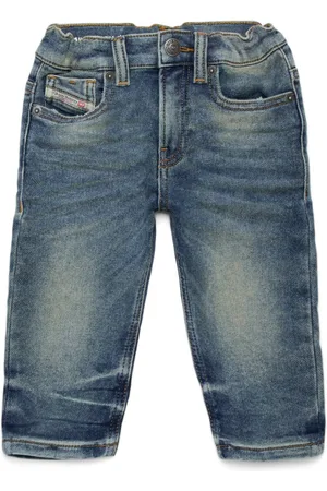 Diesel Jeans dritti con vita elasticizzata