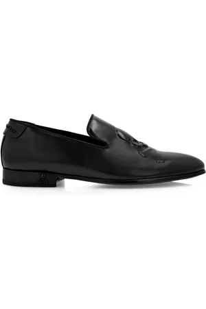 Philipp Plein Mocassini con teschio goffrato