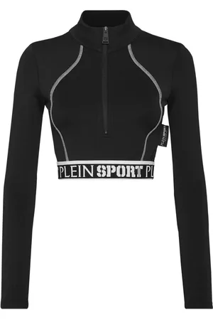 Philipp Plein Top crop con logo