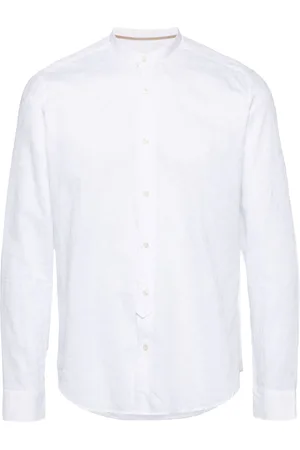 Tintoria Mattei Camicia con colletto alla coreana