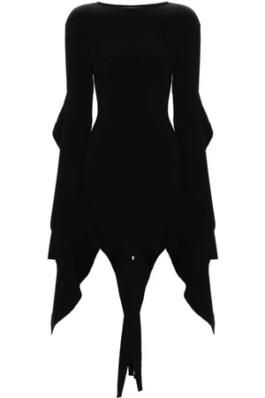 MUGLER Abito corto asimmetrico