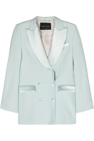 HEBE STUDIO Blazer doppiopetto Bianca