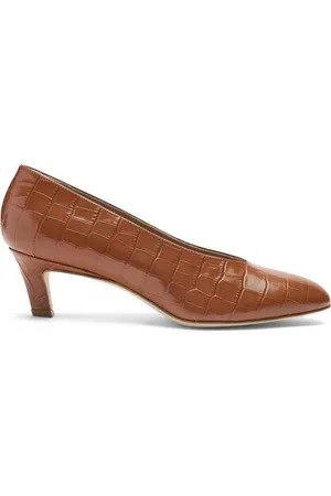 Scarosso Pumps Deva con effetto coccodrillo 50mm