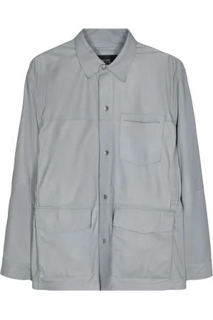 MAN ON THE BOON. Bomber con abbottonatura automatica