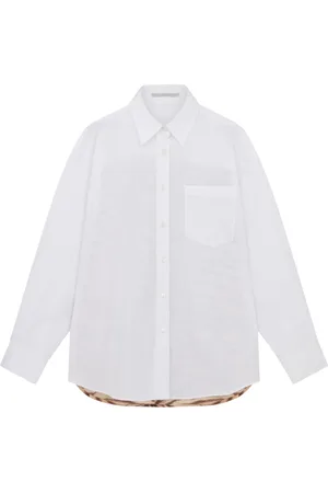 Stella McCartney Camicia oversize con stampa