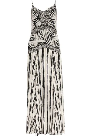 Diane von Furstenberg Abito Lissie lungo con stampa geometrica