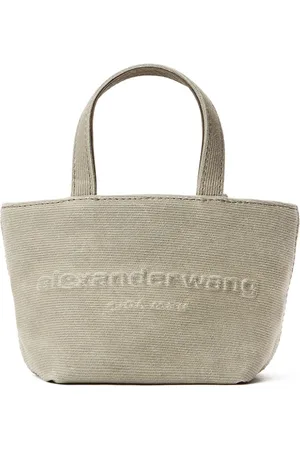 Alexander Wang Borsa tote Punch mini con logo goffrato