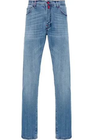 Kiton Jeans dritti a vita media
